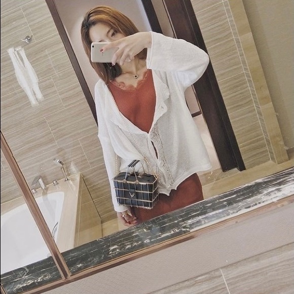 Mini crossbody bag/clutch，black and gold - Picture 9 of 10